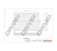 Drve+ DP1110.12.0185 Filtro, Aria abitacolo per AUDI,BENTLEY,LAMBORGHINI,PORSCH