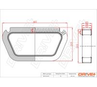 Drve+ DP1110.12.0187 Filtro, Aria abitacolo per AUDI