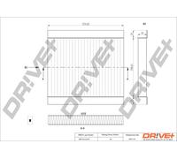 Drve+ DP1110.12.0191 Filtro, Aria abitacolo per CITROËN