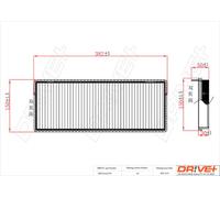 Drve+ DP1110.12.0195 Filtro, Aria abitacolo per RENAULT