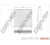 Drve+ DP1110.12.0199 Filtro, Aria abitacolo per RENAULT