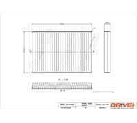 Drve+ DP1110.12.0205 Filtro, Aria abitacolo per CHRYSLER
