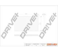 Drve+ DP1110.12.0207 Filtro, Aria abitacolo per AUDI
