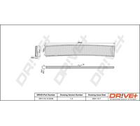Drve+ DP1110.12.0238 Filtro, Aria abitacolo per ALPINA,BMW