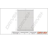 Drve+ DP1110.12.0266 Filtro, Aria abitacolo per CITROËN,OPEL