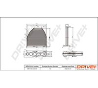 Drve+ DP1110.12.0272 Filtro, Aria abitacolo per MERCEDES-BENZ