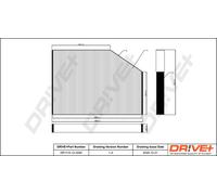 Drve+ DP1110.12.0282 Filtro, Aria abitacolo per FORD
