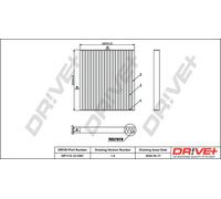 Drve+ DP1110.12.0387 Filtro, Aria abitacolo per KIA