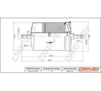 Drve+ DP1110.13.0013 Filtro carburante per ALFA ROMEO,ALPINA,ALPINE,AUSTIN,BERT