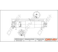 Drve+ DP1110.13.0016 Filtro carburante per BMW