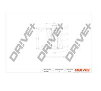 Drve+ DP1110.13.0038 Filtro Del Carburante Per OPEL, SAAB, VAUXHALL