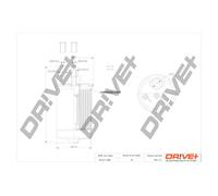Drve+ DP1110.13.0039 Filtro carburante per FORD