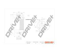 Drve+ DP1110.13.0047 Filtro carburante per FORD,SEAT,VW
