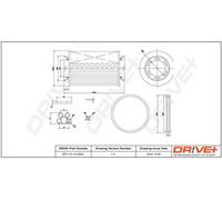 Drve+ DP1110.13.0054 Filtro carburante per AUDI,SEAT,SKODA,VW