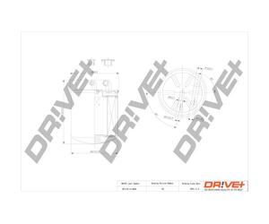 Drve+ DP1110.13.0056 Filtro carburante per CHRYSLER,MERCEDES-BENZ