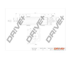 Drve+ DP1110.13.0059 Filtro carburante per BMW