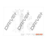 Drve+ DP1110.13.0071 Filtro carburante per FIAT,FORD