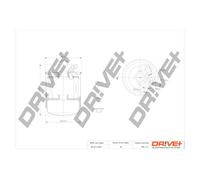 Drve+ DP1110.13.0073 Filtro carburante per JEEP,MERCEDES-BENZ,SMART