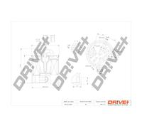 Drve+ DP1110.13.0074 Filtro carburante per RENAULT