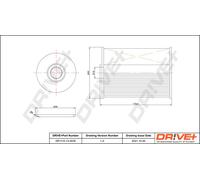 Drve+ DP1110.13.0076 Filtro carburante