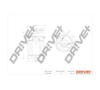Drve+ DP1110.13.0084 Filtro carburante per AUDI,SEAT,SKODA,VW