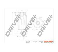 Drve+ DP1110.13.0092 Filtro carburante per FORD