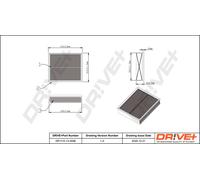 Drve+ DP1110.13.0098 Filtro carburante per RENAULT