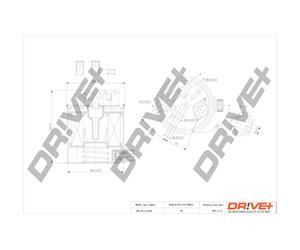 Drve+ DP1110.13.0104 Filtro carburante per NISSAN,RENAULT