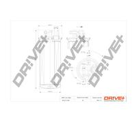 Drve+ DP1110.13.0105 Filtro carburante per AUDI