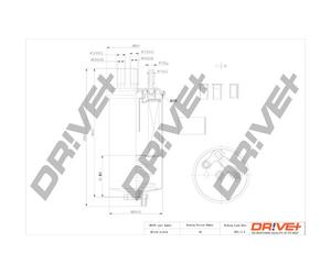 Drve+ DP1110.13.0116 Filtro carburante per DACIA,RENAULT