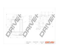 Drve+ DP1110.13.0117 Filtro carburante per RENAULT