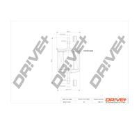 Drve+ DP1110.13.0127 Filtro carburante per VOLVO