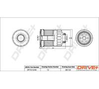 Drve+ DP1110.13.0140 Filtro carburante per BMC,FORD,LDV,NISSAN