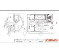 Drve+ DP1110.13.0163 Filtro carburante per MERCEDES-BENZ