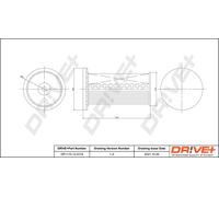 Drve+ DP1110.13.0174 Filtro carburante per PORSCHE,VW