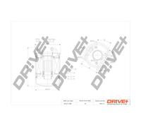 Drve+ DP1110.13.0203 Filtro carburante per MERCEDES-BENZ