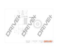 Drve+ DP1110.13.0263 Filtro carburante per LAND ROVER