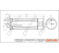 Drve+ DP1110.13.0281 Filtro carburante
