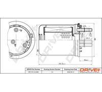 Drve+ DP1110.13.0284 Filtro carburante per AUDI