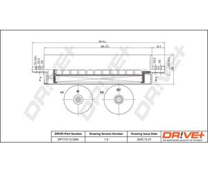 Drve+ DP1110.13.0294 Filtro carburante per AUDI
