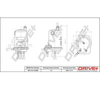 Drve+ DP1110.13.0299 Filtro carburante per NISSAN,RENAULT