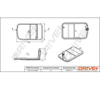Drve+ DP1110.14.0006 Kit filtro idraulico, Cambio automatico per BMW