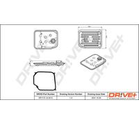 Drve+ DP1110.14.0013 Kit filtro idraulico, Cambio automatico per AUDI,SEAT,VW