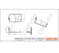 Drve+ DP1110.14.0040 Filtro idraulico, Cambio automatico per BMW