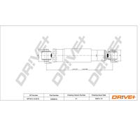 Drve+ DP1610.10.0019 Ammortizzatore per DACIA,MERCEDES-BENZ,NISSAN,RENAULT
