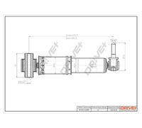Drve+ DP1610.10.0049 Ammortizzatore per RENAULT