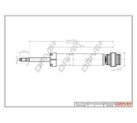 Drve+ DP1610.10.0059 Ammortizzatore per AUDI,SEAT,SKODA,VW
