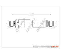 Drve+ DP1610.10.0068 Ammortizzatore per CITROËN,FIAT,PEUGEOT