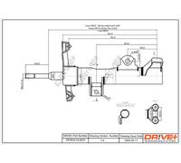 Drve+ DP1610.10.0072 Ammortizzatore per MERCEDES-BENZ