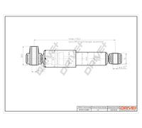 Drve+ DP1610.10.0085 Ammortizzatore per RENAULT